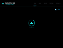 Tablet Screenshot of digicrest.com